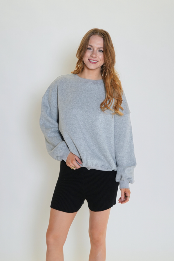 Fleece Crew Neck Pullover